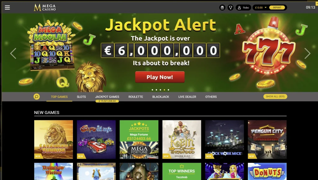 Mega Casino Games