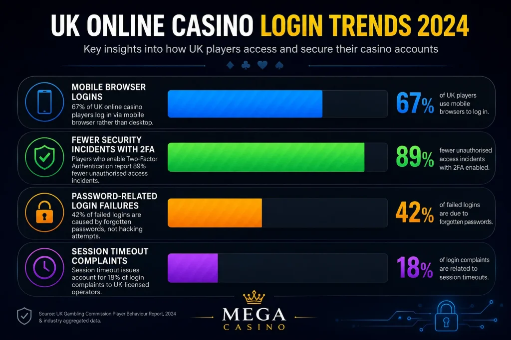 Mega Casino UK Login Statistics 2024